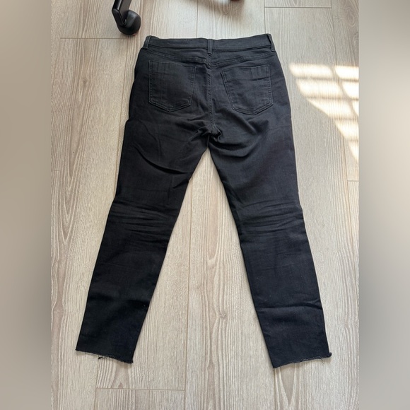 Pistola Keaton High Rise Slim Straight Distressed Black Jeans - Picture 5 of 5